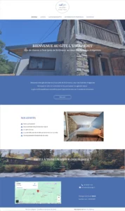 Création site internet en Ariège pour un gîte