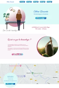 Création site internet en Ariège pour une kinésiologue