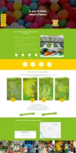 Exemple d'une création de site internet en Ariège - Un site internet pour un parc de loisirs indoor à Pamiers
