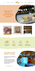 Création site internet en Ariège réalisé pour une savonnerie en ariège