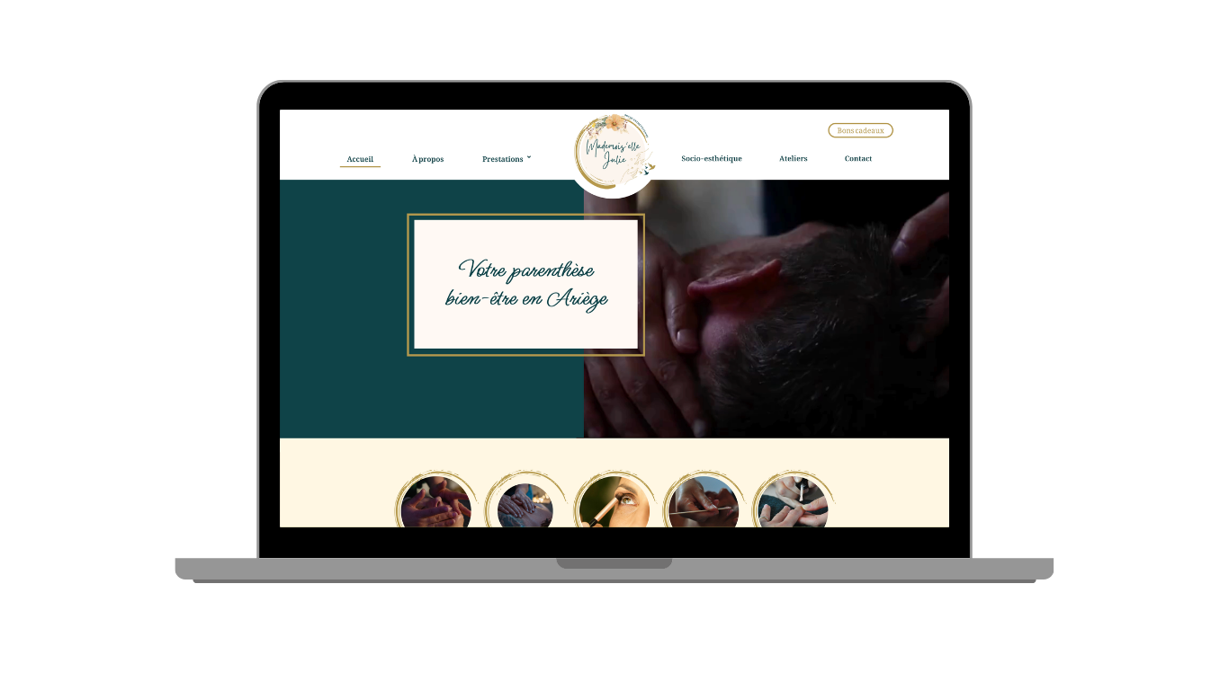 Aperçu d'un site internet créé par Bou diu l'Agence